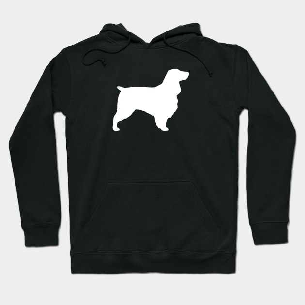 Field Spaniel Silhouette Hoodie by Coffee Squirrel